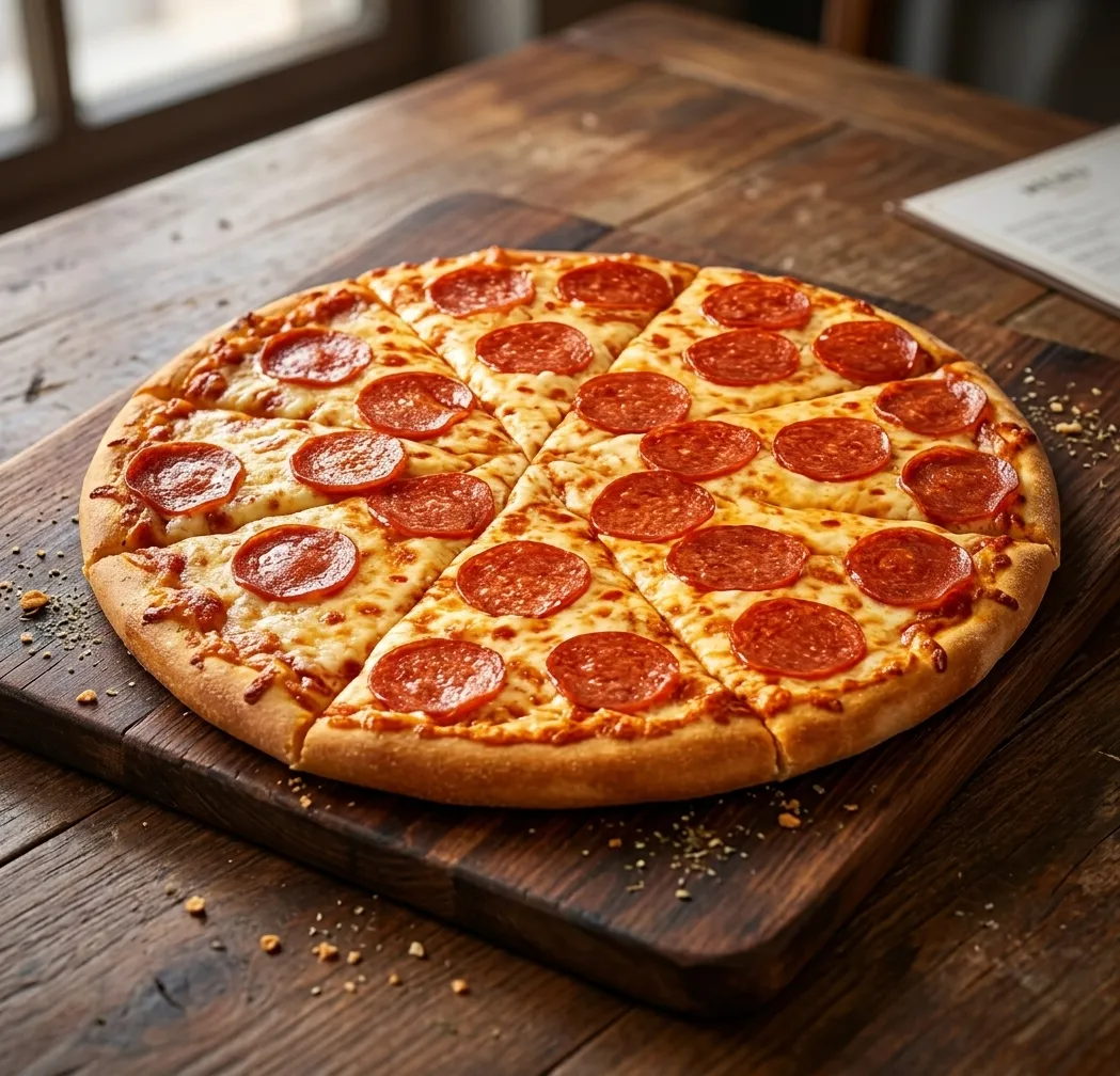 Pepperoni Lover Pizza at My Pizza Winnipeg - creamy halal pepperoni lover specialty pizza