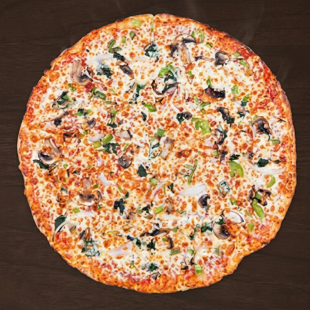 Vegetarian Veggie Pizza at My Pizza Winnipeg